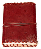 Book of shadows pagan leather journal with blue stone available in Australia 