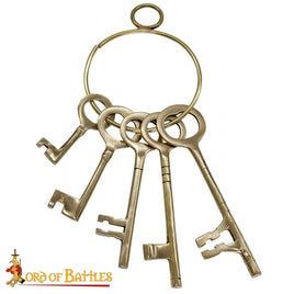 Brass Medieval Castle Dungeon Keys