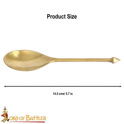 Brass Spoon Medieval feasting gear 14th century reproduction