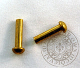 Brass Rivets solid for Medieval or Viking armor making Reenactment