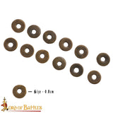 Brass washers 8mm wide 3mm hole