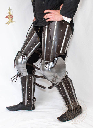 Brigandine and splint leg protection Australia