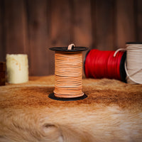 Brown leather cord 4mm by 3mm