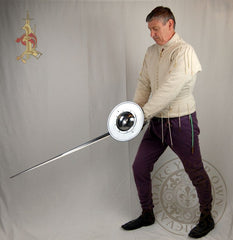 Buckler Shield Medieval fighting combat 15th century