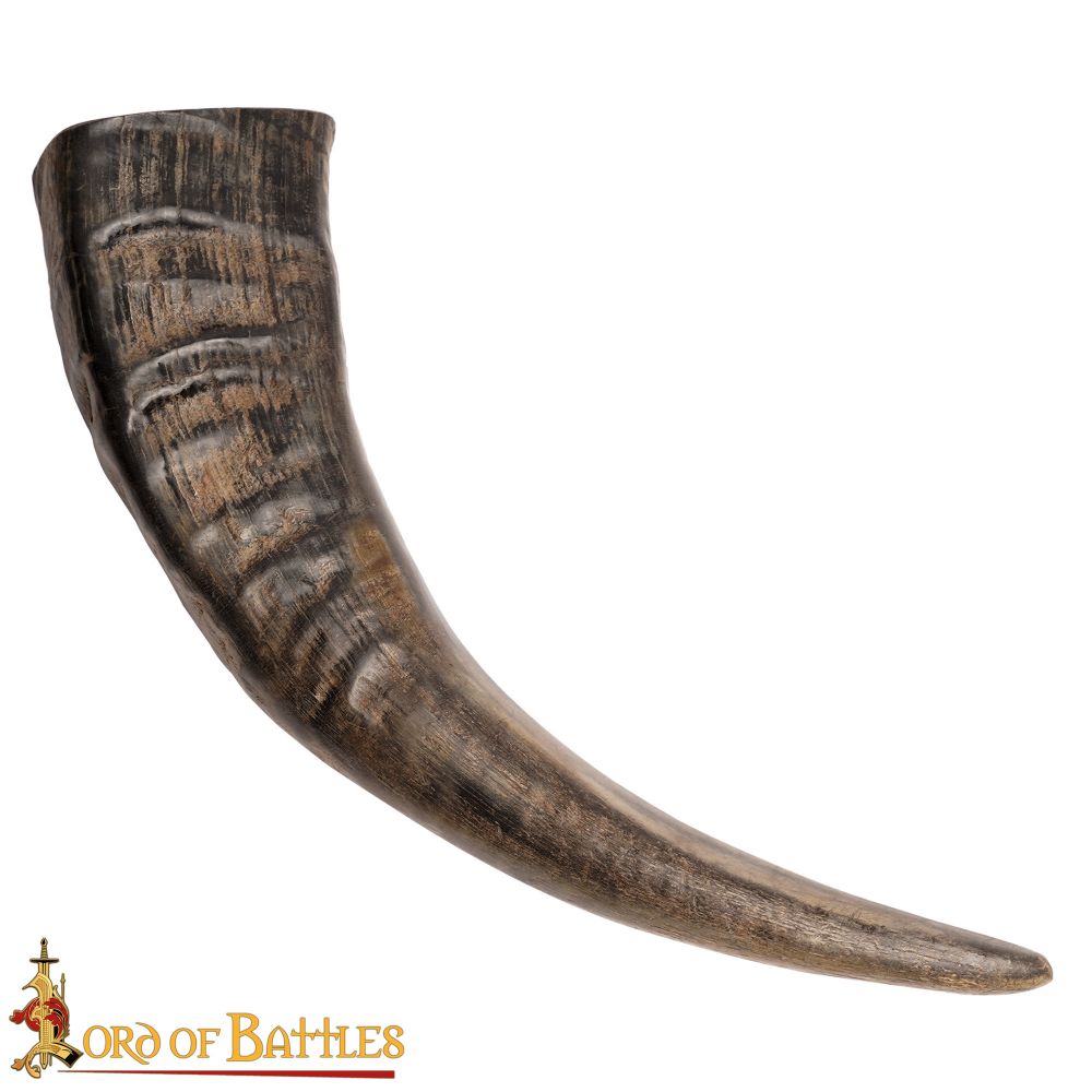Buffalo Natural Rustic Drinking Horn