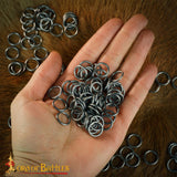 Butted chainmail rings to make your own armour
