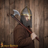 Byzantine reenactment helmet made from 14 gauge