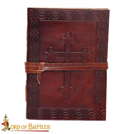 Celtic Cross Leather Journal