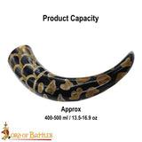 Celtic horn for Viking LARP and cosplay costume
