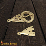 Celtic knotwork design belt Buckle made from brass