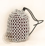 medieval roleplaying Chainmail dice bag