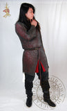 Chainmail hauberk shirt riveted Medieval armour