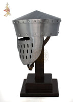 Crusader medieval helm reproduction