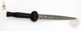 Damascus Bollock dagger Medieval weapon 14th Century Knife Reproduction