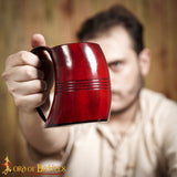 Dark Red horn cup