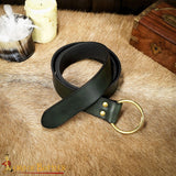 Dark green renaissance ring belt