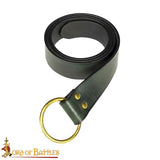 Dark green ring belt