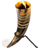 Decorative drinking horn made from Cow Horn Australia