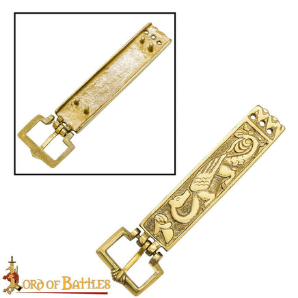 Dragon belt buckle made from brass