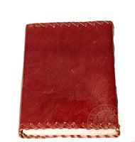 leather journal with stitched edging available in Australia