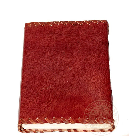 leather journal with stitched edging available in Australia