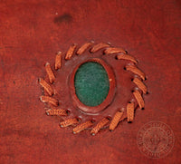 Dragons eye wiccan leather journal