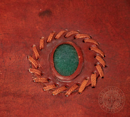 Dragons eye wiccan leather journal