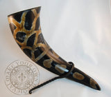 Celtic horn for Viking LARP and cosplay costume