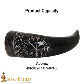 Drinking horn rune engraving