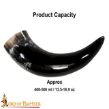 Drinking horn with Stag design
