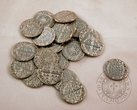 Edward II King English medieval coin reproduction