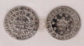 English medieval groat reproduction coin