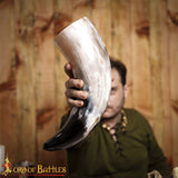 Extra Large Viking Drinking Horn 20 inches to 23 inches