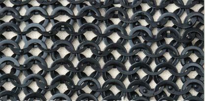 1 kg Loose Solid Flat Chainmail Rings - Mild Steel 17 Gauge / 9mm SNC86