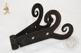 Forged metal hinge for Viking chest or door
