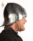 French Burgundian medieval 15th century medieval helmet