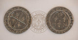 French 15th century écu d'argent Blanc à la couronne White Crown reproduction coin