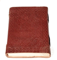 French Fleur de Lis Leather Journal with Clasp