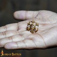 Fleur De Lis Rosette (15th century) Belt Mount