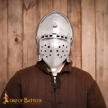 German medieval helmet 14th century reproduction
