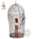 Gjermundbu Viking helm reproduction With Butted Chainmail combat helm