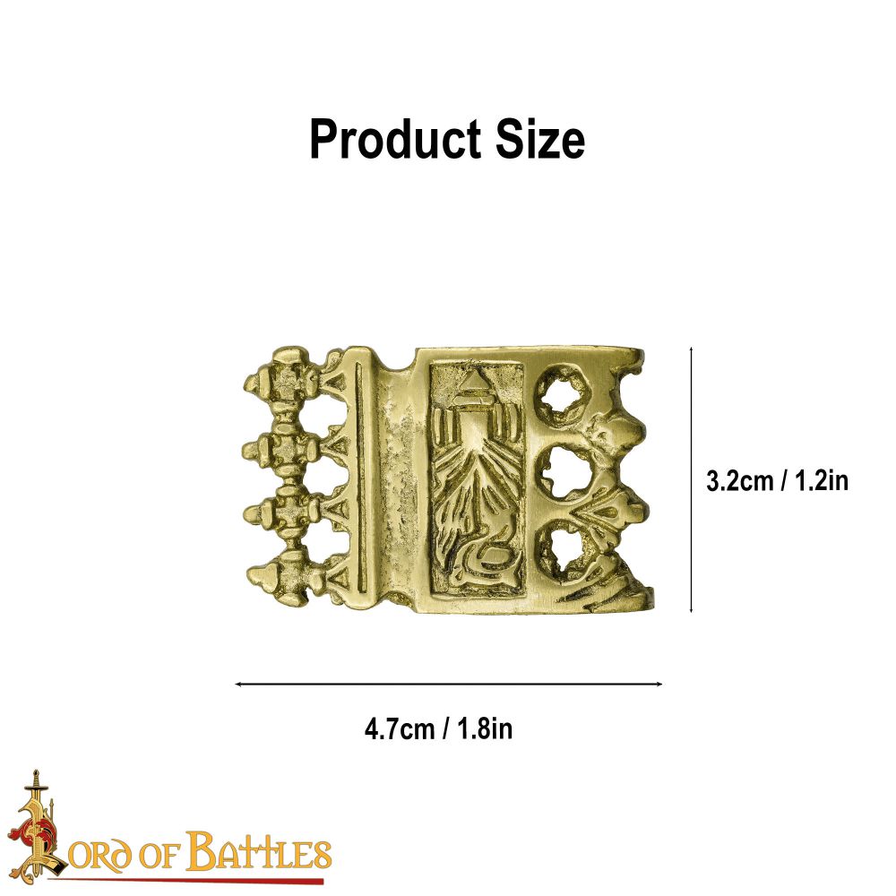 Eric of Pomerania Reproduction Medieval Strap End 25mm Strap Width