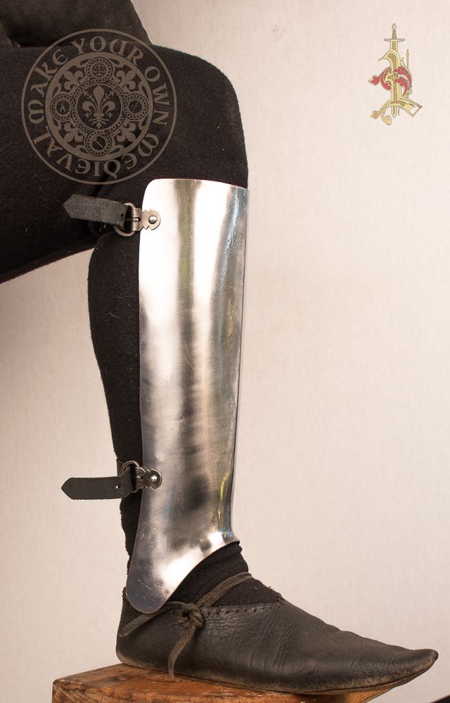 Greaves Open Back Leg Plate Armour