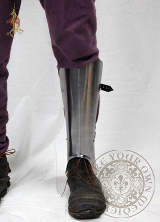 Greaves medieval leg combat armour reproduction