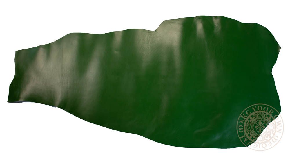Green Leather Side - Veg Tan