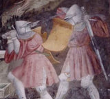 Griffon helm evidence. frescocamera Pinta in Spoleto, Italy late 14th century
