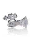 Hand with Flowers Badge