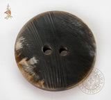 Horn button for making your own Viking historical clothing