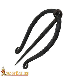 Horse Shoe Shaped Forged Cloak or Fibula