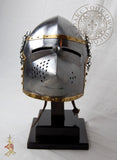 Pig-Face Bacinet 14th - 15th Century Medieval Helm